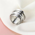 Ladies Simple Hipster Matching Ring