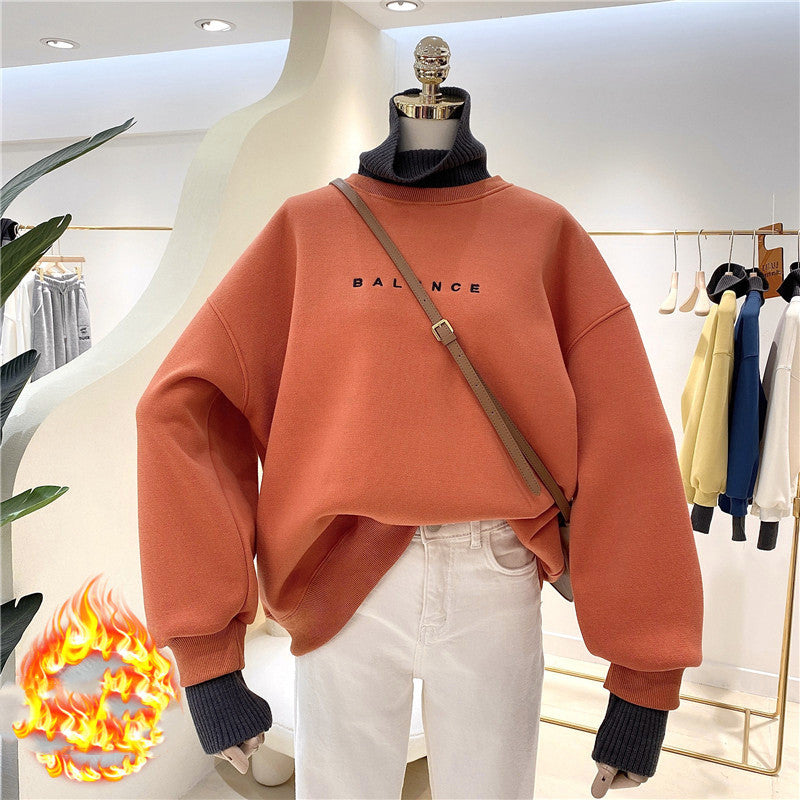 Korean Style High Collar Two-Piece Women's Sweater