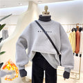 Korean Style High Collar Two-Piece Women's Sweater